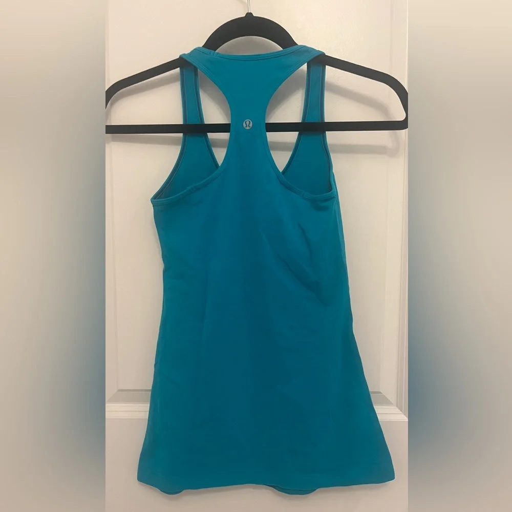 Teal Racerback Tank Top - Picture 3 of 3